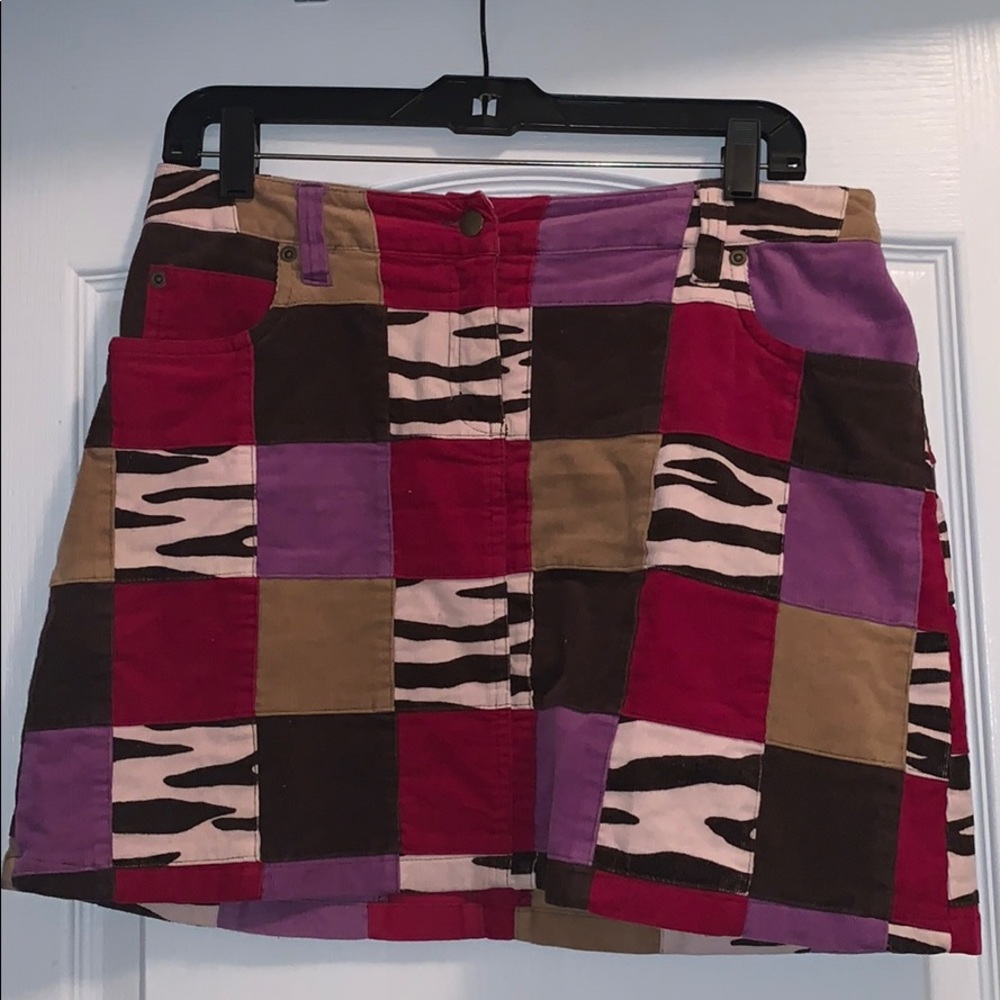 Vintage Y2K Talbots patchwork skirt